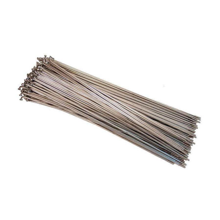 Universal Custom Size Spoke 14G Stainless Silver
